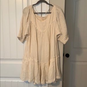 Free People cream dress!